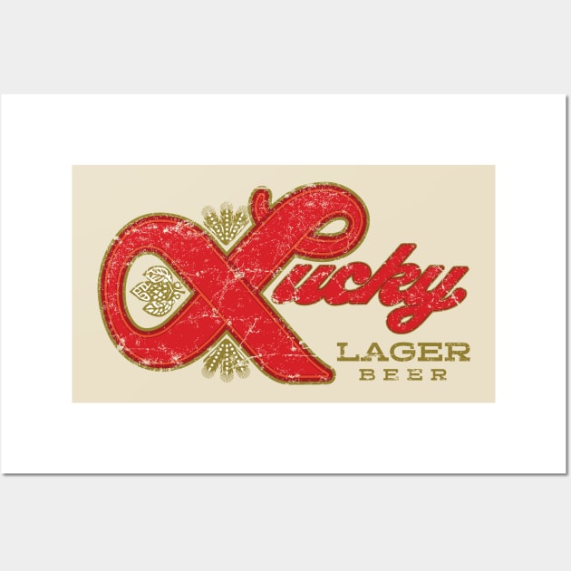 Lucky Lager Wall Art by MindsparkCreative